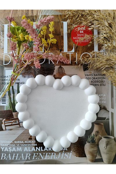 Minima Art Studio Heart Bubbule Decorative Plate