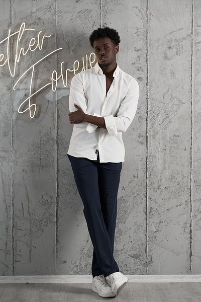 ADVANTE Dobby Lycra Collar Buttoned Slimfit Summer Seersucker Shirt