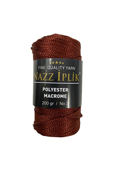 Nazz خيوط بوليستر مكرامية للحياكة اليدوية 200 جرام