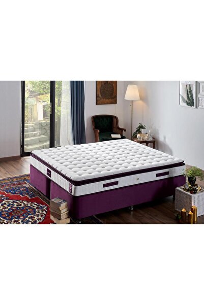 Niron Yatak Purple Yatak Çift Kişilik Pedli Lüks Yatak Full Ortopedik Orta Se...