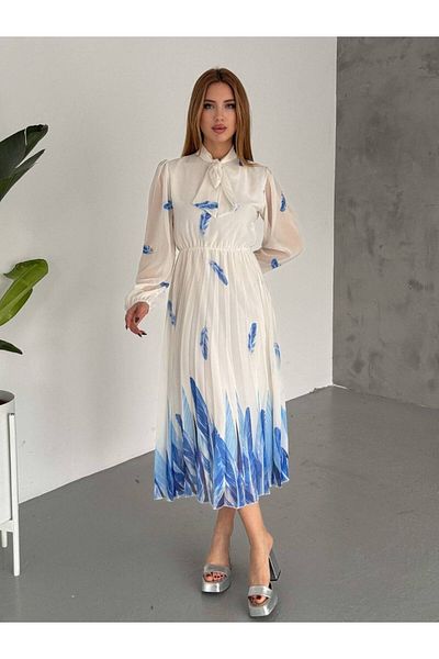 BRGCLOTHING Rochie elegantă căptușită din șifon pentru femei