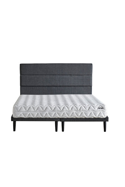 Niron Yatak Niron Slim Pocket 150x200 Cm Çift Kişilik Yatak Baza Başlık Takım...