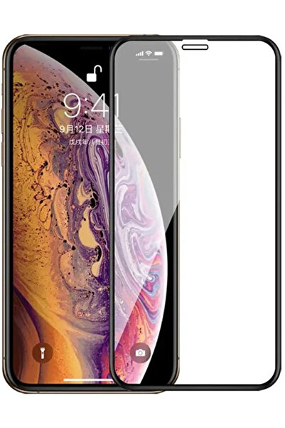 CEPSTOK Apple iPhone XS Max Kırılmaz Cam 5d Tam Kaplayan 9h Temperli Ekran Ko...