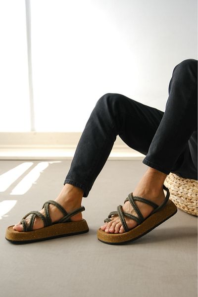 Pluvia Shoes Men's Bodrum Rope Sandals