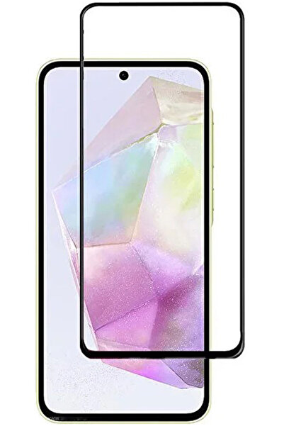 CEPSTOK Samsung Galaxy A35 Kırılmaz Cam 5d Tam Kaplayan 9h Temperli Ekran Kor...