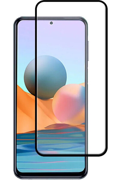 CEPSTOK Xiaomi Redmi Note 10 Pro Kırılmaz Cam 5D Tam Kaplayan 9H Temperli Ekr...