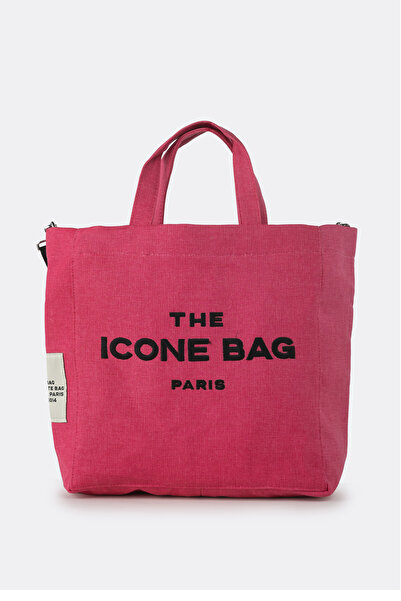 ICONE BAG Icone Fuşya - Паризька вишита жіноча сумка-тоут, сумка на руці та ч...