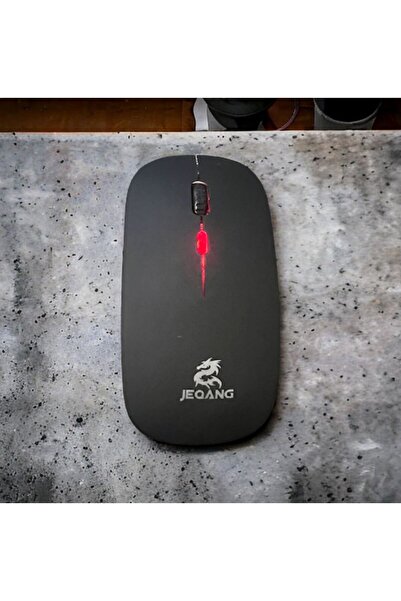Protonust Işıklı Kablosuz İnce Mouse USB Siyah 2.4Ghz Optik Wireless Mouse