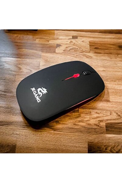 Protonust Işıklı Kablosuz İnce Mouse USB Siyah 2.4Ghz Optik Wireless Mouse
