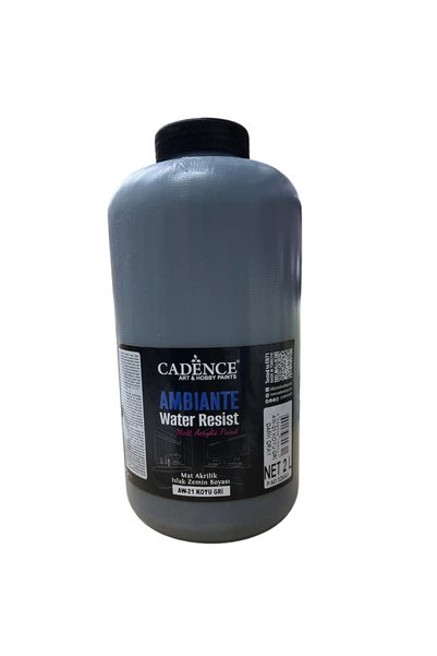 Cadence Ambıente Suya Day. Akr. Boya Aw-21 Koyu Gri 2000ml Katalizör 80gr
