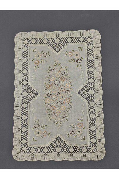 Başak Ev Tekstili Pvc Runner Ve Sehpa Üstü Servislik 40 Cm X 30 Cm