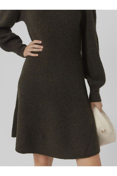Vero Moda Strickkleid VMFLAVOUR LS ABK DRESS GA EXC