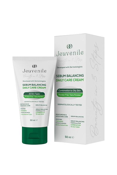 Jeuvenile Anti-Akne-Pflegecreme für fettige und Mischhaut