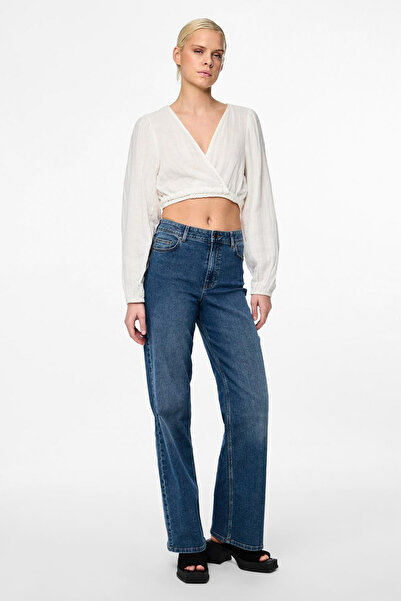 PIECES PCASTINA LS WRAP CROP TOP ΝΕΑ ΓΡΑΒΑΤΑ SWW BC