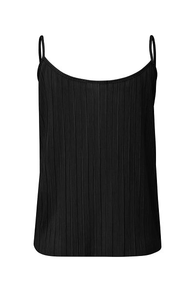 QS by s.Oliver T-Shirt, Plisseefalten, Spaghettiträger, Casual