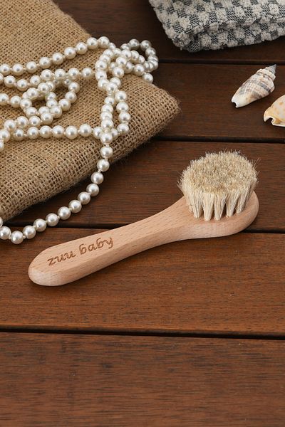 Zuu Baby Natural Horsehair Facial Brush - 100%