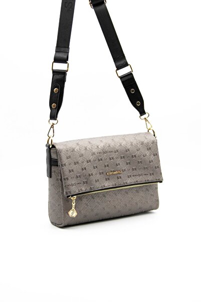 Silver Polo Geantă neagră pentru femei Sp963 - Argintiu și Polo Platinum