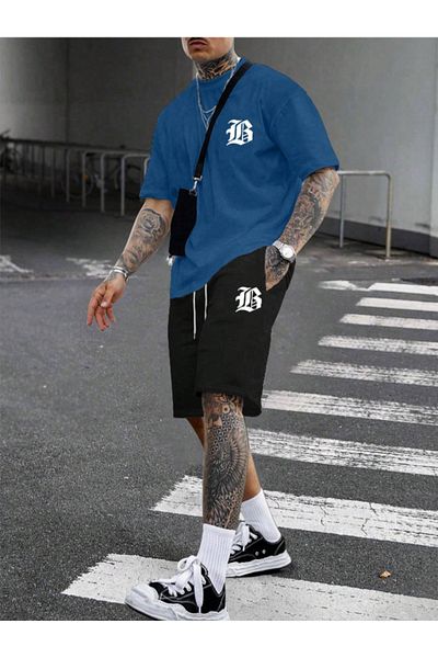 Revasser Set de tricou B, unisex, pentru femei/bărbați, cu imprimeu personalizat