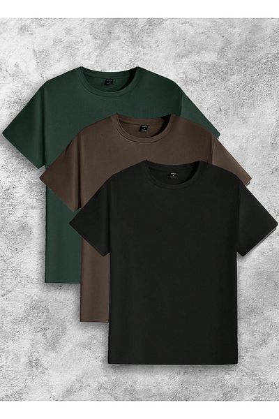 viperkombin Σετ 3 Oversize Basic T-Shirt Unisex