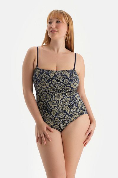 Dagi Marineblaues Korsett – Badeanzug mit Erholungsfunktion