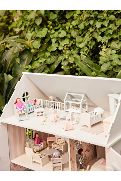 Little Forest Animals House Of Rome Dollhouse Ahşap Çocuk Oyun Evi