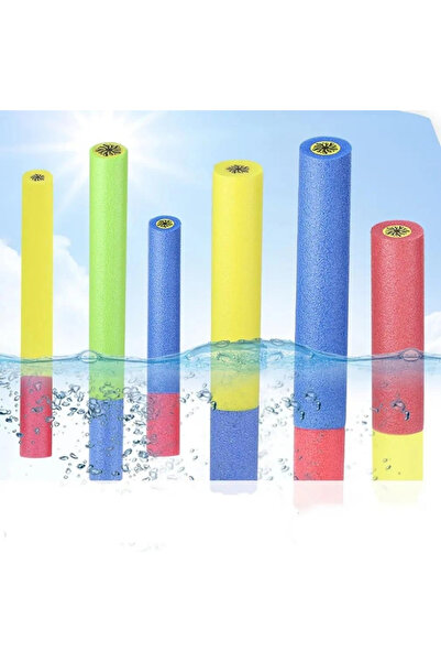 Genel Markalar Çok Renkli Oyuncak Süngerli Pompalı Su Tabancası Su Pompası 1 Adet 3+ Yaş