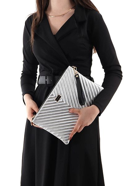 Silver Polo Silver & Polo Silver - Silver Sp1034 Дамско портфолио и клъч
