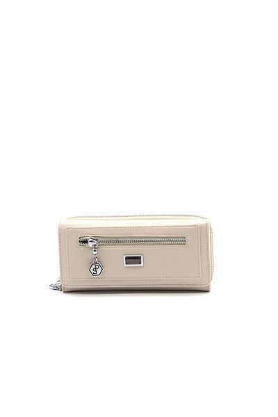 Silver Polo Silver & Polo Beige - Beige Sp846 Women's Wallet & Card Holder