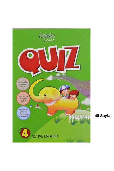 Bambu Publishing Calificare accesibilă 4 Grade Quiz Active English / 4. Cartea de testare a limbii engleze pentru clasă