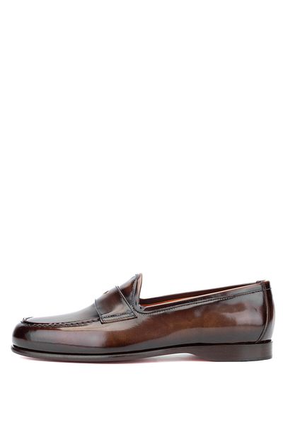 Tamer Tanca Men's Brown Genuine Leather Loafer Shoes
