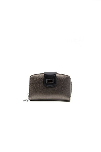 Silver Polo Silver & Polo Platinum - Black Sp874 Women's Wallet & Card Holder