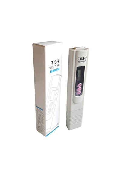 TEKNO İSTANBUL TDS Metre Su Kalitesi Ve Saflık Ölçüm Cihazı Termometre Tds Öl...