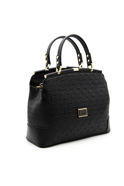Silver Polo Silver & Polo Black - Black Sp706 Women's Handbag