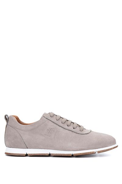 Tamer Tanca Genuine Leather Men's Casual Shoes - Mink Nubuck
