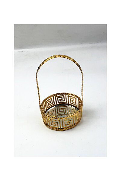 farklı evim وعاء قهوة معدني فاخر بنمط ميلتم للحلوى التركية + وعاء سكر (6 قطع)