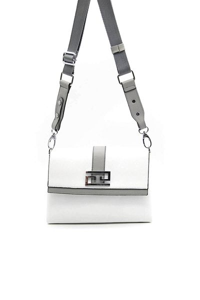 Silver Polo Silver & Polo White - A.grey Sp1009 Geantă de damă