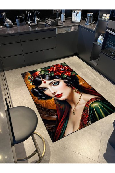 Rugs Modern Halı Женски сандали с десен „Купели“ и тъкана подметка miravip785