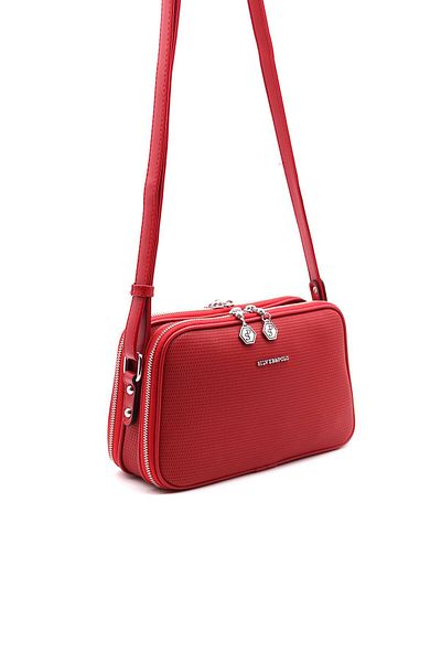 Silver Polo Red Sp899 - Geantă de damă Polo argintie