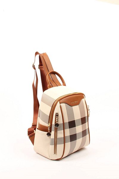 Silver Polo Silver & Polo Cream - Taba Sp906 Γυναικείο σακίδιο πλάτης