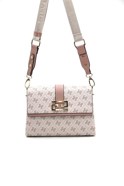 Silver Polo Silver & Polo Pink - Salmon Sp1009 Geantă de damă