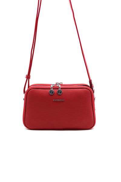 Silver Polo Red Sp899 - Geantă de damă Polo argintie