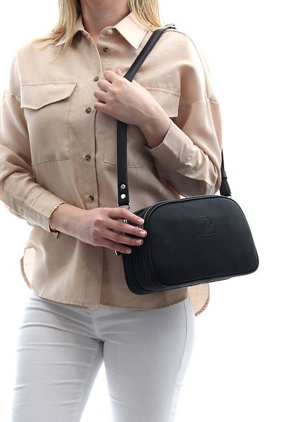 Silver Polo Silver & Polo Black - Black Sp745 Geantă crossbody pentru femei