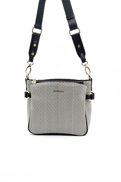 Silver Polo Silver & Polo Black White - Black Sp884 Geantă crossbody pentru femei