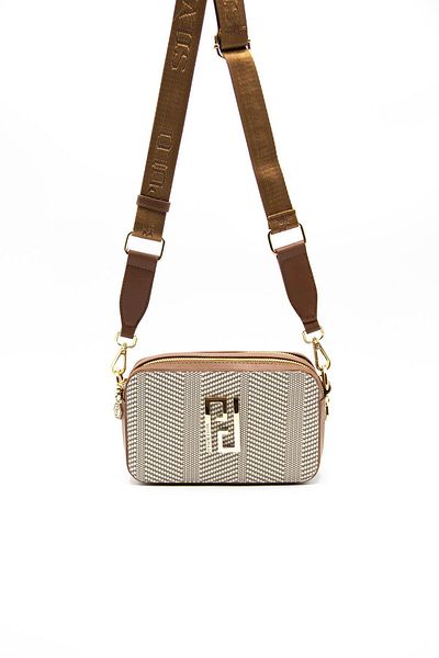Silver Polo Silver & Polo Beige - Tan Sp1078 Geantă de damă