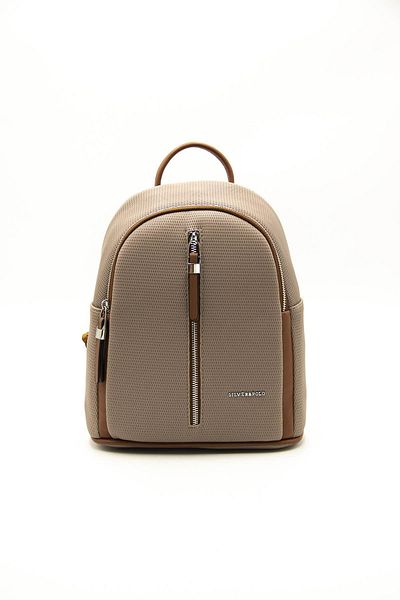 Silver Polo Silver & Polo Sand - Γυναικείο σακίδιο πλάτης A.taba Sp901