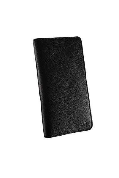 PİGADO La'Graccio Genuine Leather Black Men's Wallet Mobile Phone Holder