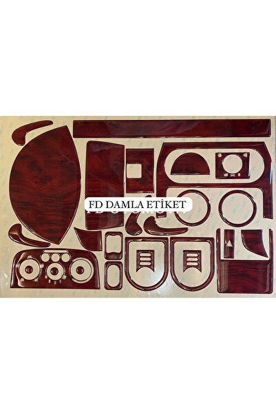 FD OTOMOTİV توربيدو أوبل كورسا سي كومبو، وحدة التحكم، زخرفة، لون الماهوجني ال...