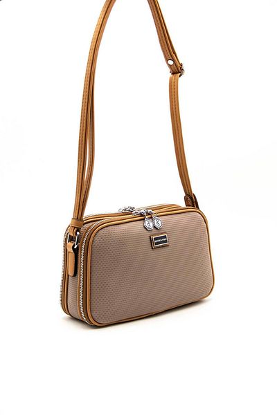 Silver Polo Silver & Polo Sand - Geantă de damă A.Taba SP899
