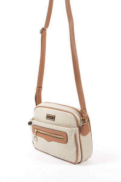 Silver Polo Silver & Polo Beige - Geantă de damă Tan Sp491