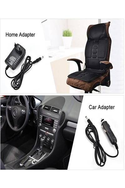 Uniquem Çakmaklık Girişli Isıtmalı Oto Koltuk Masaj Minderi Kumandalı Titreşi...